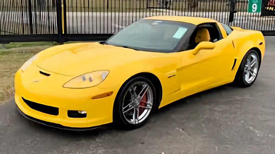 Click to Enlarge-Esc to Close Corvette Generations/C6/C6 2006 Velocity Yellow mecum.webp